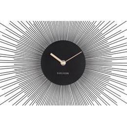 KUBRi 0155 - 40 cm hodiny z dubového masívu včetně dřevěných ručiček