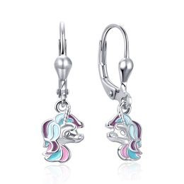 MOISS stříbrné náušnice JEDNOROŽEC