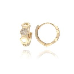 MOISS náušnice ze žlutého zlata