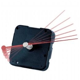 Výměna strojku u nových hodin za tichý - s plynulým chodem