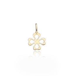 MOISS přívěsek ze žlutého zlata ČTYŘLÍSTEK