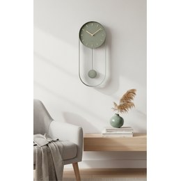 Hodiny CalleaDesign 10-004-1 Breath 30 cm bílá