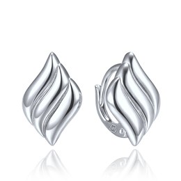 MINET Moderní stříbrné náušnice