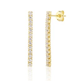 Náušnice JVD SVLE3417XJ6GO00 stříbrné