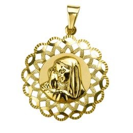 Zlatý 585/1000 přívěsek madonka 30239