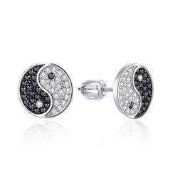 MOISS stříbrné náušnice JIN A JANG