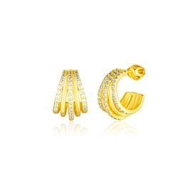 Náušnice JVD SVLE3300XF3GOSR stříbrné