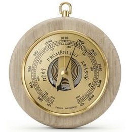 KUBRi 0203C1 - Špičkový barometr osazený v dubovém dřevě