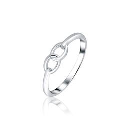 Prsten JVD stříbrný