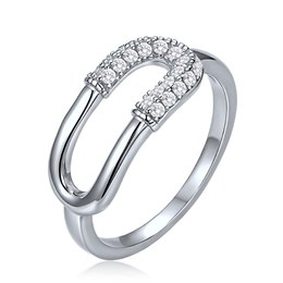 MINET Luxusní stříbrný 925/1000 prsten se zirkonem JMAS0330SR