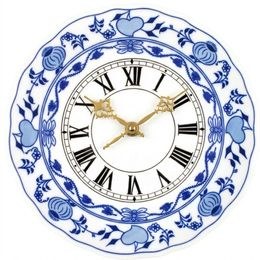 Hodiny 10344 - originál český cibulák z Dubí se zlatými ručičkami