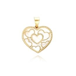 MOISS přívěsek ze žlutého zlata SRDCE