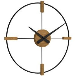 Hodiny CalleaDesign 58-11-1-5 Pendulum stripes 60 cm černá