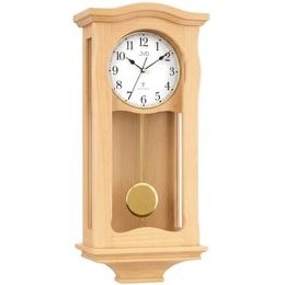 JVD NR2219.2 - Dřevěné kyvadlové hodiny řízené signálem s mnoha funkcemi