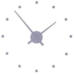 Hodiny Nomon OJ ocelově modré 50cm