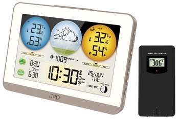 JVD RB3409 - meteorologická stanice se stálým osvětlením displeje