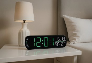JVD SB5512.4 - hodiny s názvem dne v češtině, budíkem a mnoha užitečnými funkcemi
