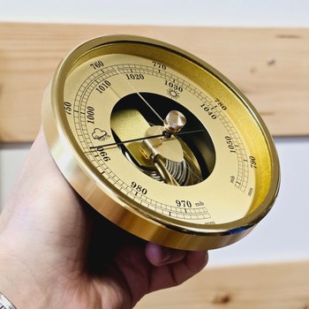 Barometr B802130 - špičkový komponent 134 mm na zabudování s průhledem do mechanismu