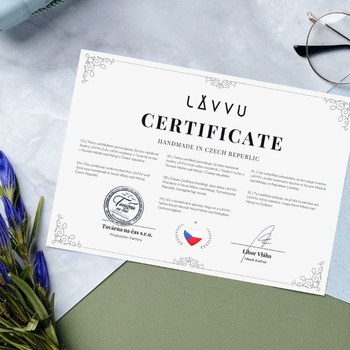 Lavvu LCT5001 - Černé antracitové hodiny Nuance vyrobené v Čechách o průměru 42cm