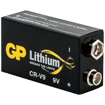 Baterie GP 9V lithiová 6F22