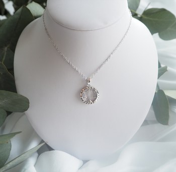 MINET Stříbrný 925/1000 náhrdelník Zodiac zvěrokruh VÁHY