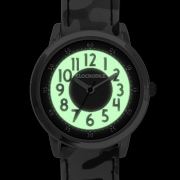 Svítící modré chlapecké hodinky CLOCKODILE ARMY CWB0030