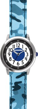 Svítící modré chlapecké hodinky CLOCKODILE ARMY CWB0030