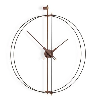 Designové nástěnné hodiny Nomon Barcelona Premium Black 81cm