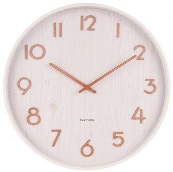 Designové nástěnné hodiny Karlsson KA5809WH 40cm
