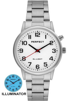 Pánské hodinky Perfect s osvětlením EL001M-02