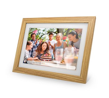 TFA 37.1002.08 - digitální fotorámeček s aplikací FRAMEO a přesným časem