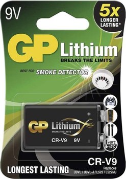 Baterie GP 9V lithiová 6F22