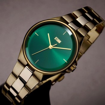Hodinky Storm SERALYN GOLD GREEN