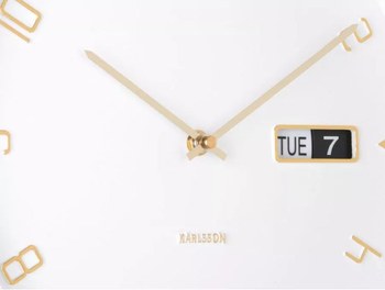 Designové nástěnné hodiny KA5953WH Karlsson 30cm