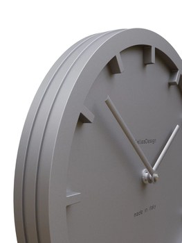 Hodiny CalleaDesign 10-011-2 Miny 26 cm aluminium