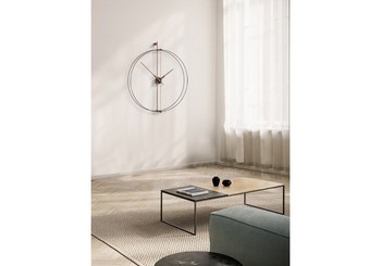 Designové nástěnné hodiny Nomon Barcelona Premium Black 81cm