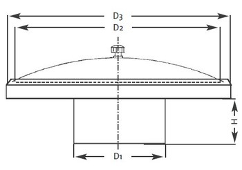 K1.100021 – Barometr 81 mm na zabudování