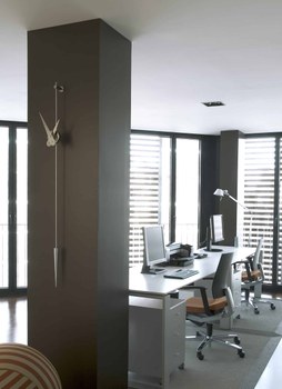Designové nástěnné hodiny Nomon PCI Punto y coma I 113cm
