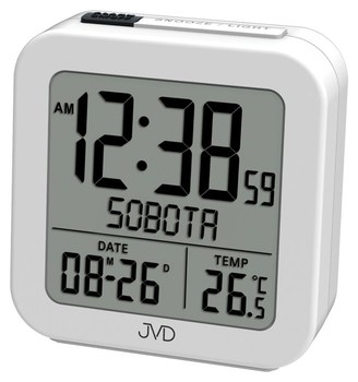 JVD RB9370.1 - Rádiem řízený budík s češtinou