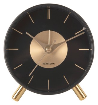 Designový budík KA5919BK Karlsson 12cm