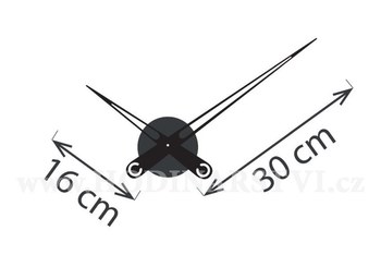 Designové nástěnné hodiny Future Time FT9650PI Hands pink 60cm
