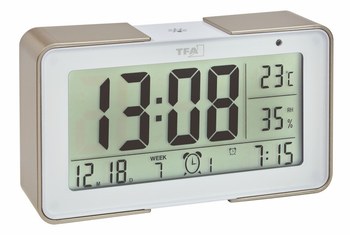 Rádiem řízený budík TFA 60.2540.53 Melody