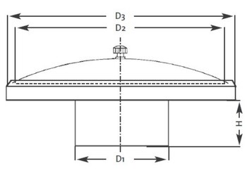 Vlhkoměr 81 mm na zabudování TFA K1.100868