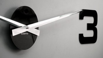 Flexistyle z540g - nalepovací hodiny s průměrem 100-130 cm