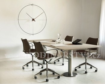 Designové nástěnné hodiny Nomon Bilbao N BilbaoBN černé 110cm