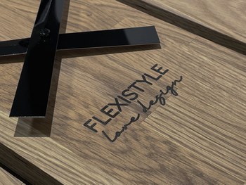 Flexistyle z246 - extra velké 80 cm nástěnné hodiny z přírodního dubu