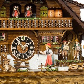 Hones 8680T - Mechanické 8-denní kukačky s pohyblivými prvky a automatickým nočním vypínáním zvuků