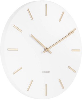 Designové nástěnné hodiny Karlsson KA5821WH 30cm