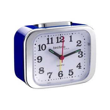 Analogový budík Modell XL blue