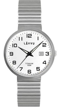 LAVVU LWM0220 Titanové pružné hodinky s vodotěsností LUNDEN White